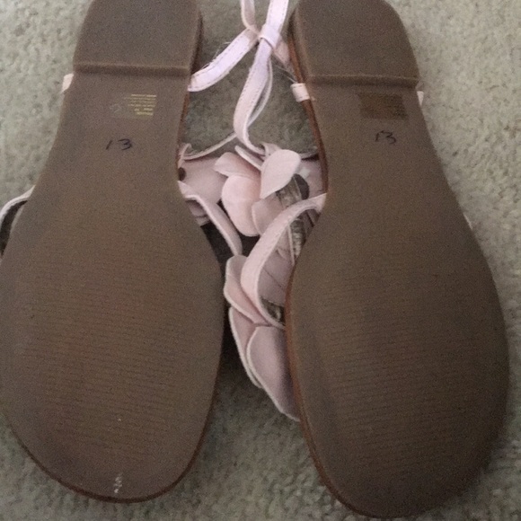 Flat sandals with flowers - Picture 4 of 4